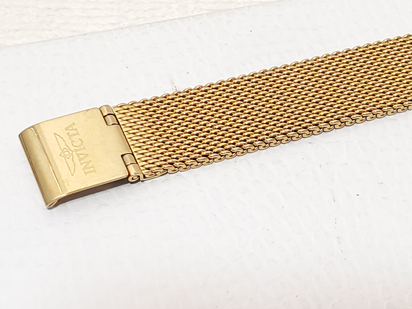 Invicta Angel Gold Tone Women's Quartz Watch Mesh Band Roman Numerals S Steel
