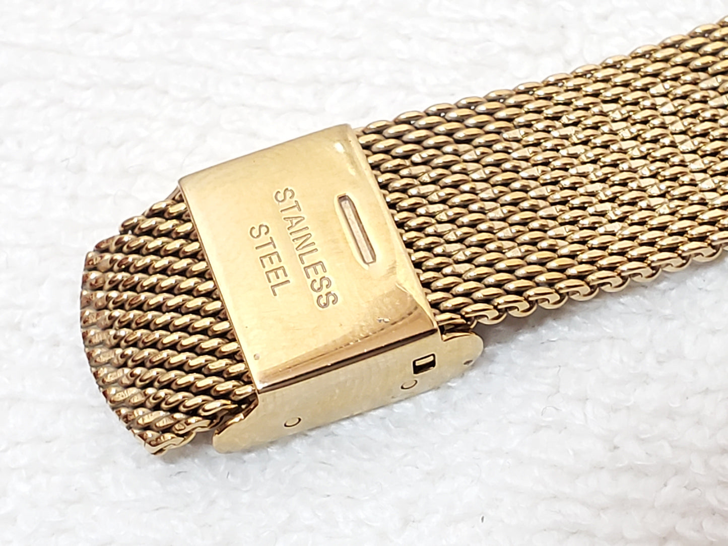 Invicta Angel Gold Tone Women's Quartz Watch Mesh Band Roman Numerals S Steel