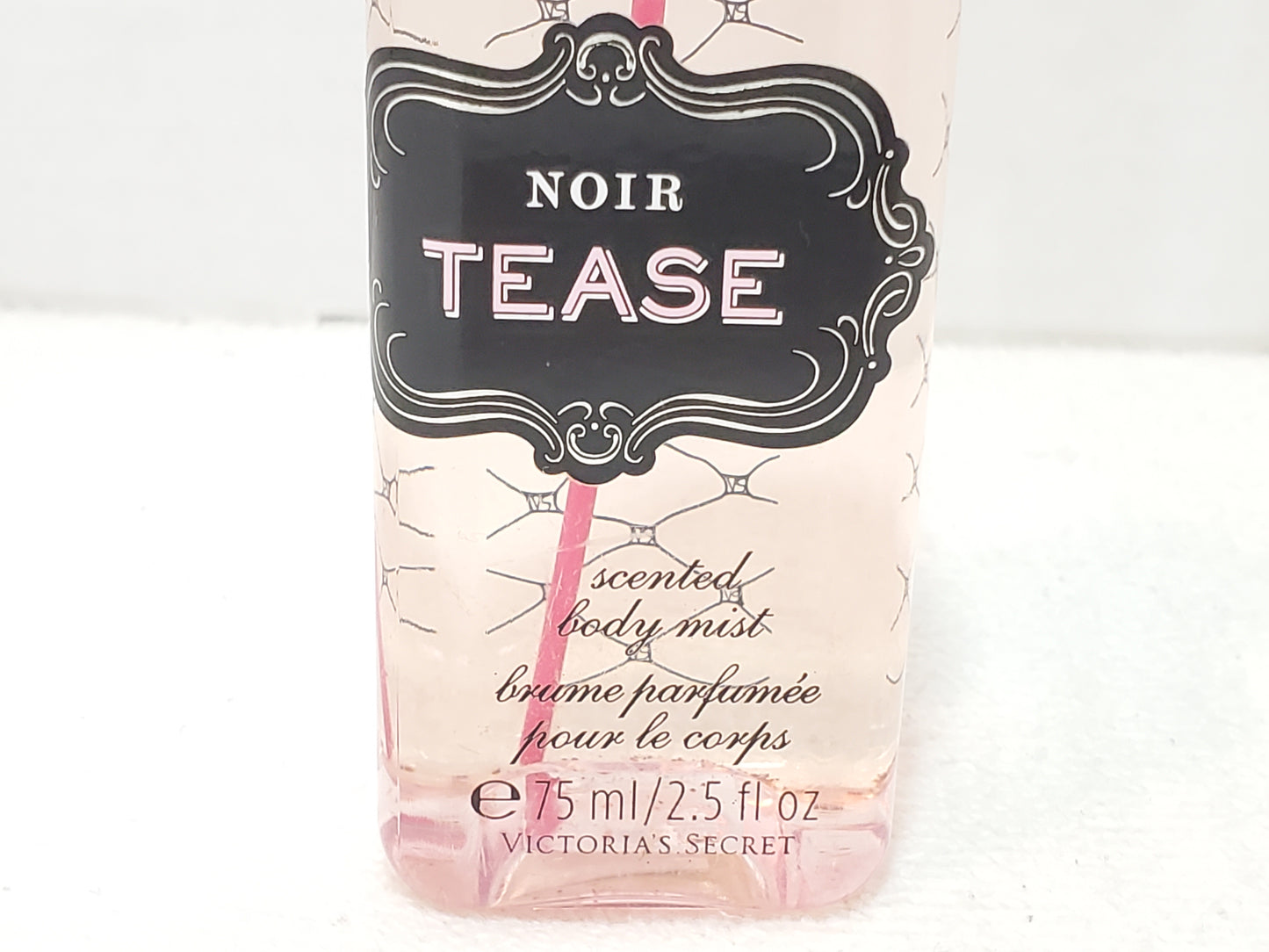 Noir Tease by Victoria's Secret Women Scented Body Mist Spray 2.5 oz Pink Bottle