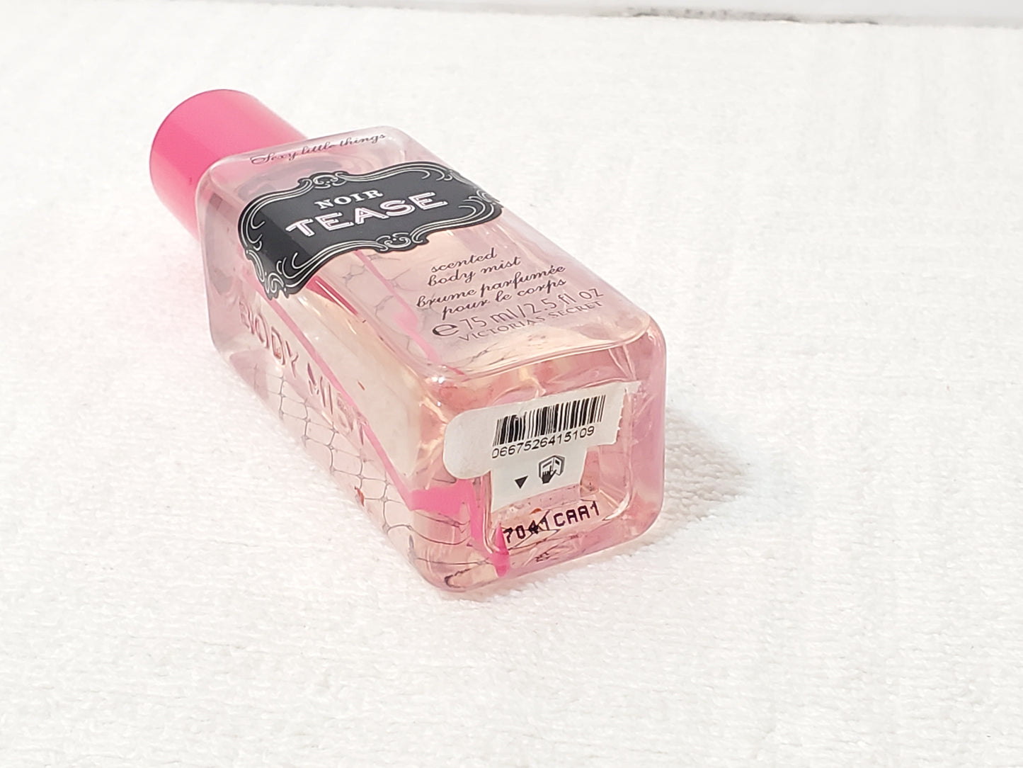 Noir Tease by Victoria's Secret Women Scented Body Mist Spray 2.5 oz Pink Bottle