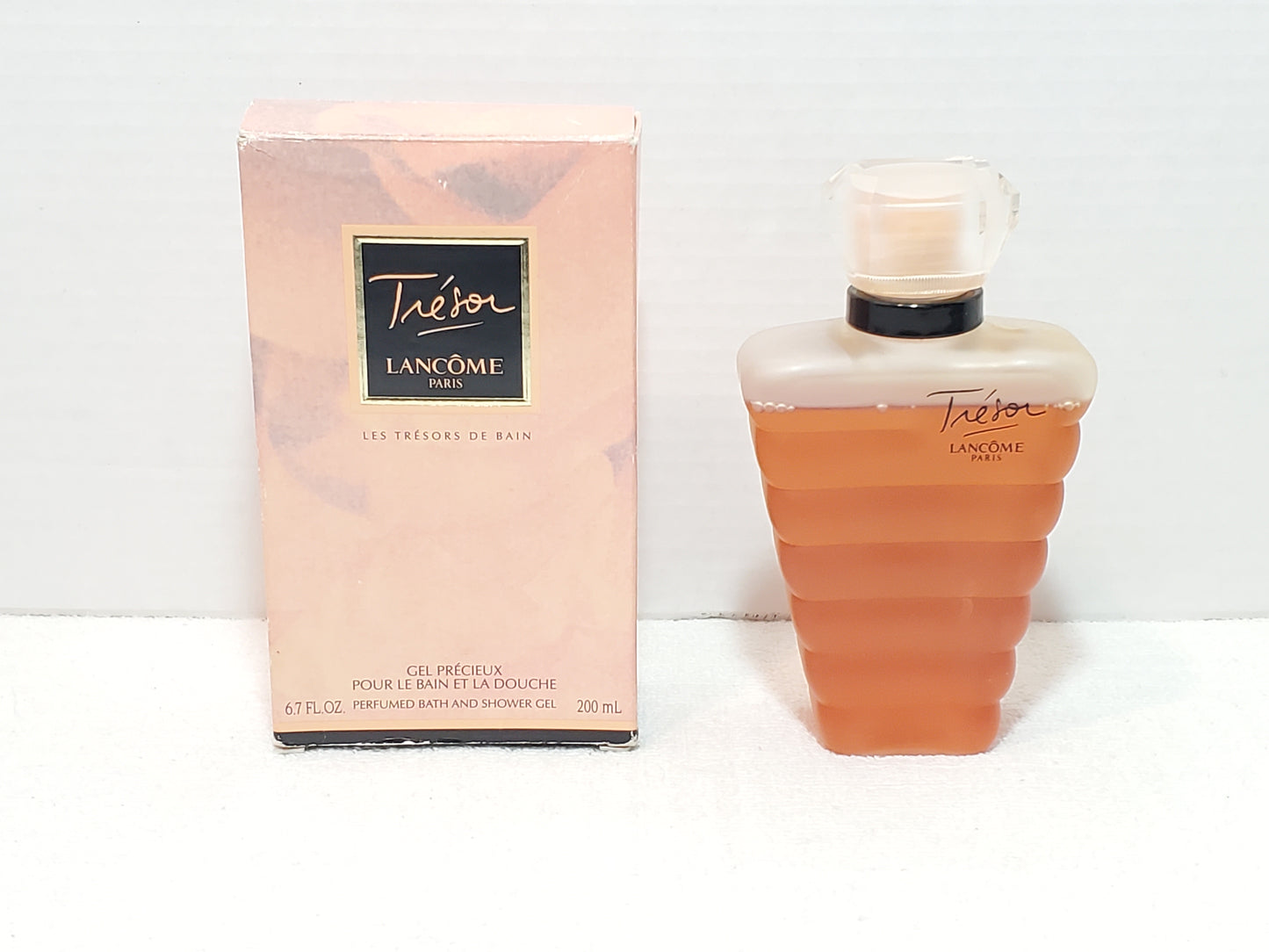 Treson Lancome Paris Perfumed Bath Shower Gel 6.7 oz Bottle Women's Made in USA