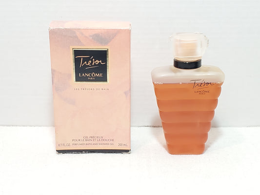 Treson Lancome Paris Perfumed Bath Shower Gel 6.7 oz Bottle Women's Made in USA