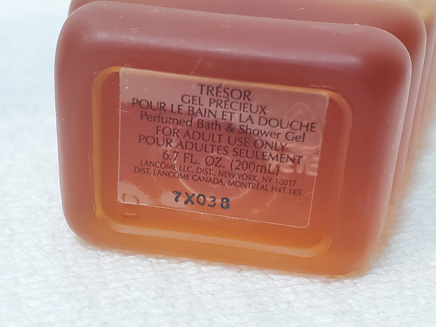Treson Lancome Paris Perfumed Bath Shower Gel 6.7 oz Bottle Women's Made in USA