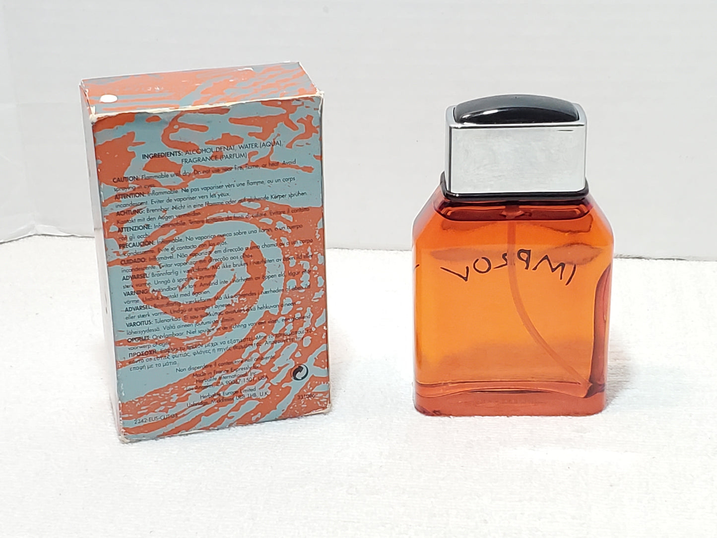 IMPROV by Herbalife Men's 3.3 fl oz Eau de Toilette Spray Bottle Vintage France