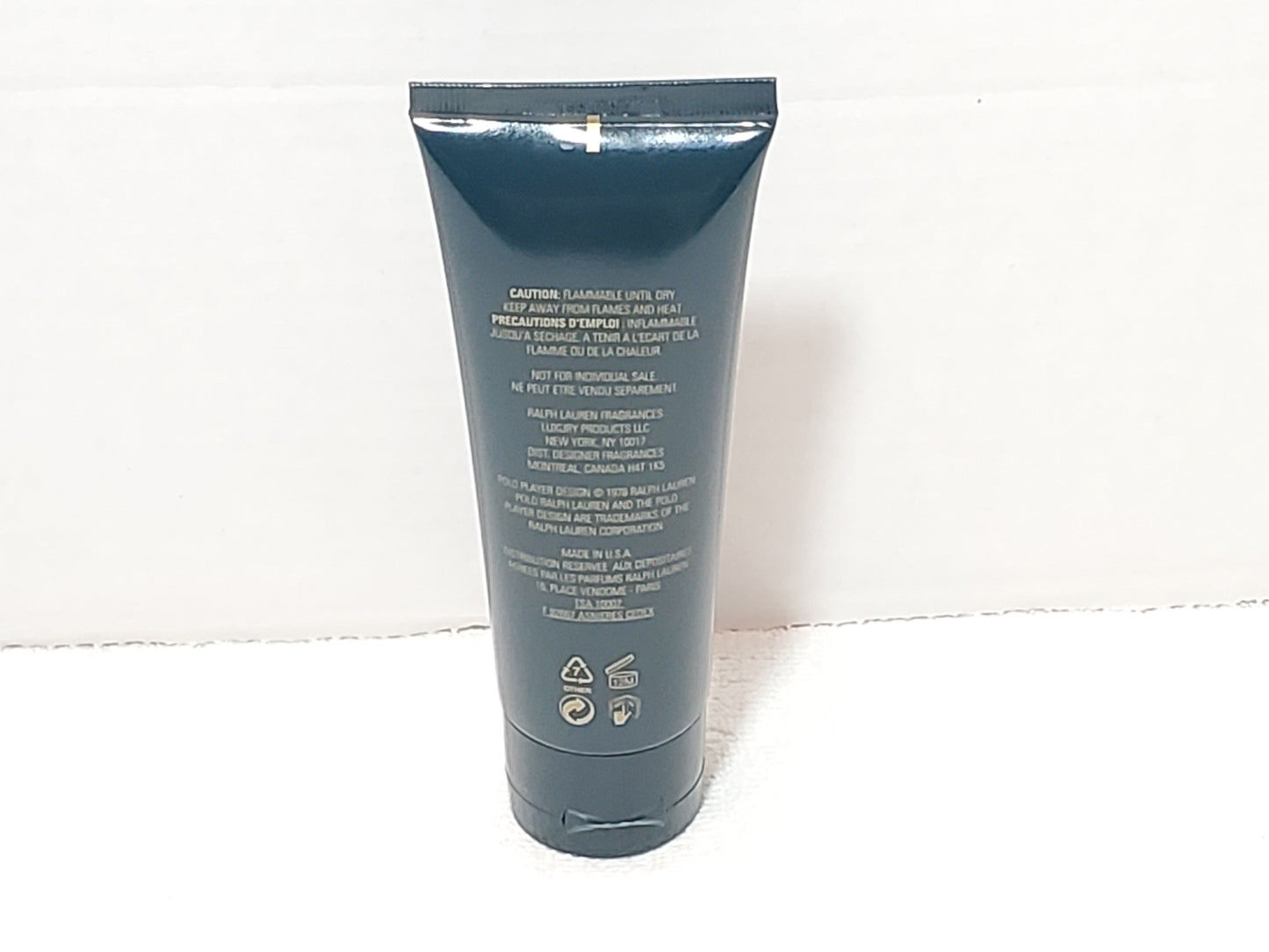 Polo Green Men's After Shave Balm by Ralph Lauren 3.4 fl oz Tube Made in USA