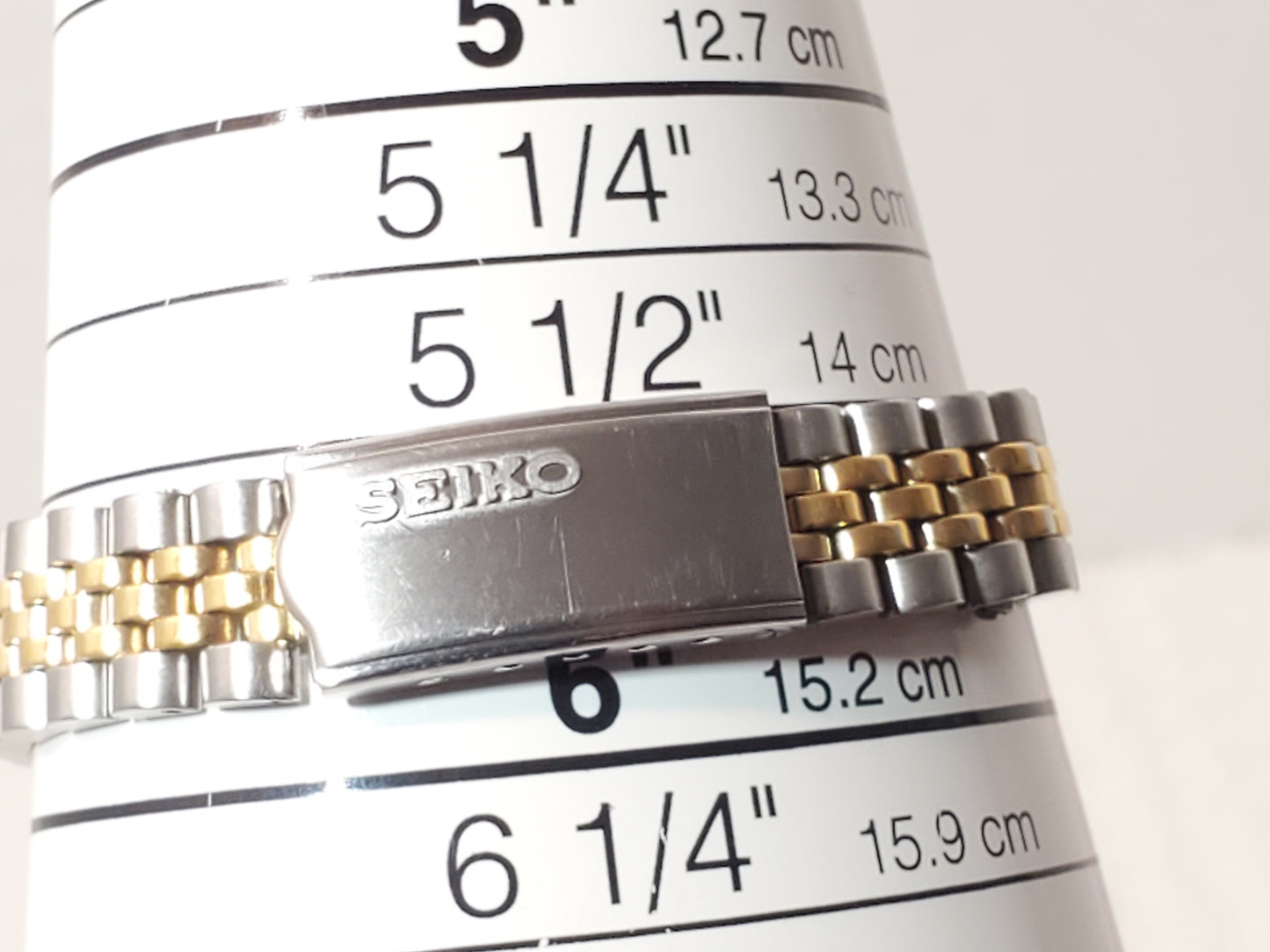 Vintage Seiko SQ Presidential Women's Gold Tone Day Date Watch 1 Jewel S Steel