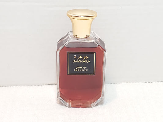 Jawhara Oud Velvet Woody Ambery Eau de Parfum 3.3 oz Bottle Spray Men's Spain