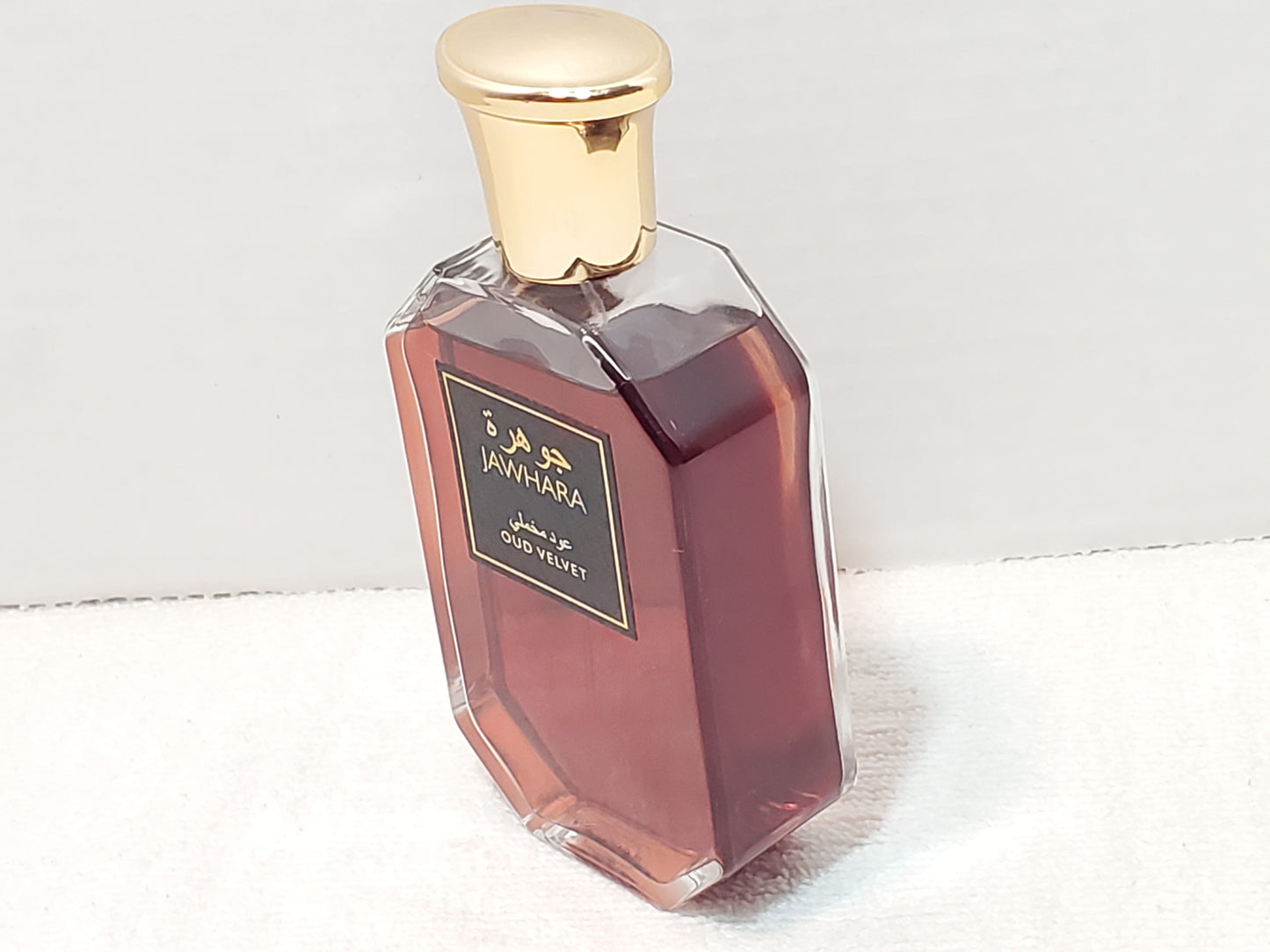 Jawhara Oud Velvet Woody Ambery Eau de Parfum 3.3 oz Bottle Spray Men's Spain