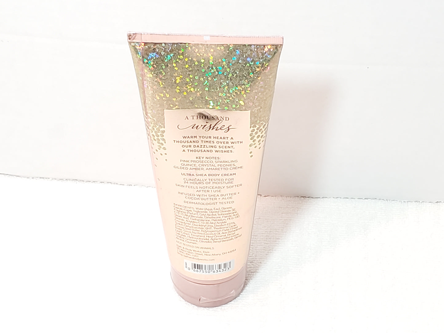 Bath Body Works A Thousand Wishes Cream Lotion 24 Hour Moisture Ultra Shea 8 oz