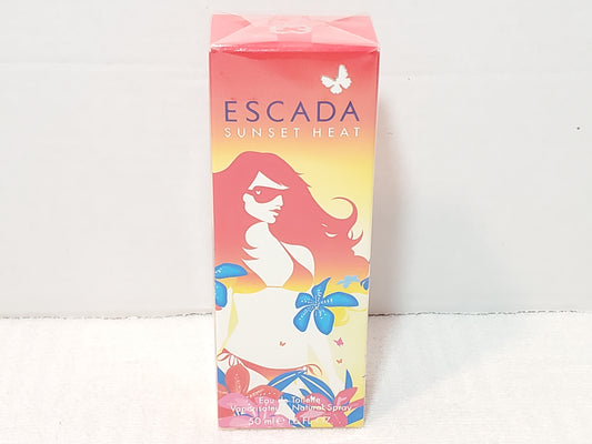Vintage Escada Sunset Heat Women's Perfume 1.6 oz Bottle Eau De Toilette Spray