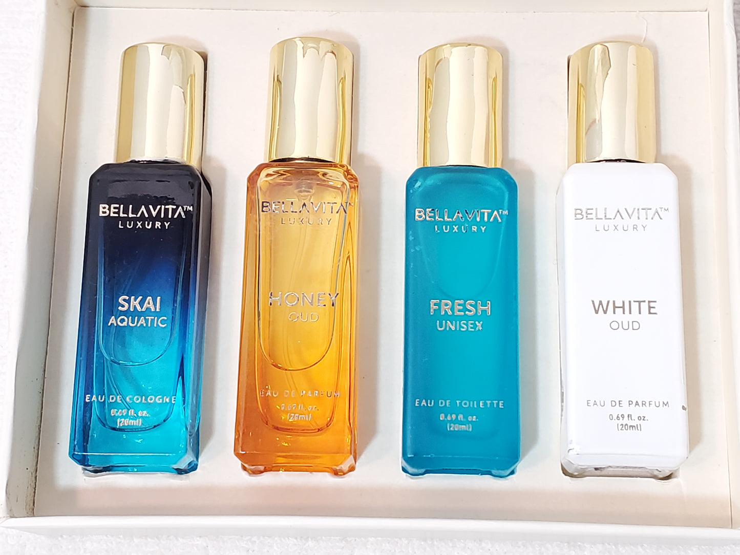 Bella Vita Perfume Gift Set 0.68 oz Bottle Spray for Men Women with Box