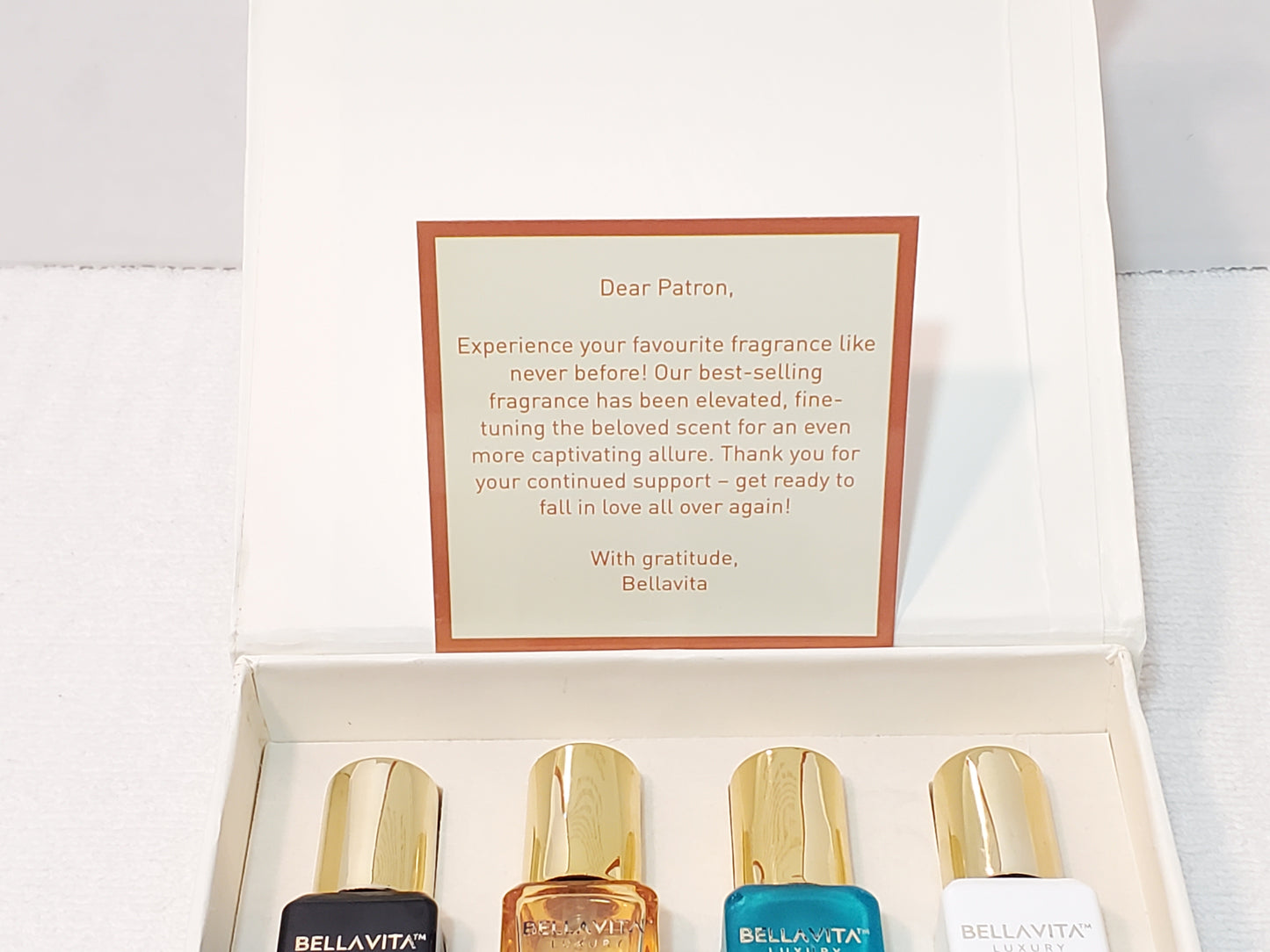 Bella Vita Perfume Gift Set 0.68 oz Bottle Spray for Men Women with Box