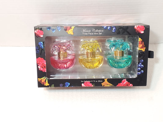 Moriah Fragrance Women's Perfume Three Piece Mini Set 0.7 oz Spray Eau De Parfum