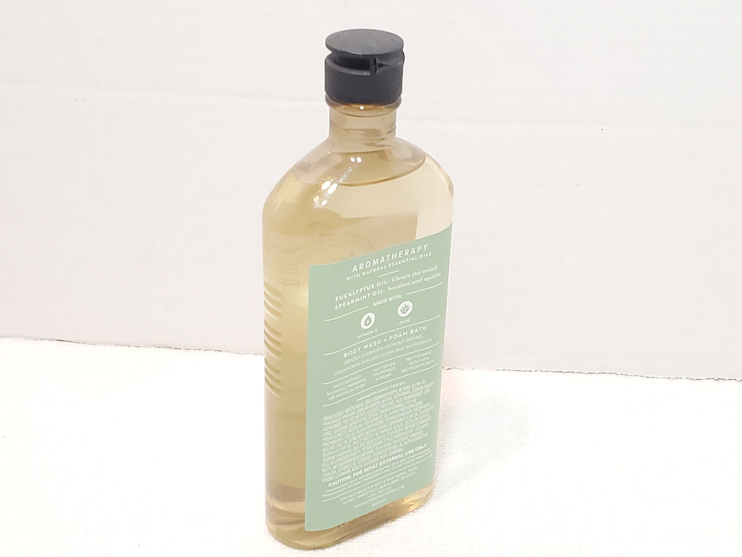 Bath & Body Works Aromatherapy Eucalyptus Spearmint Stress Relief Wash Foam 10oz