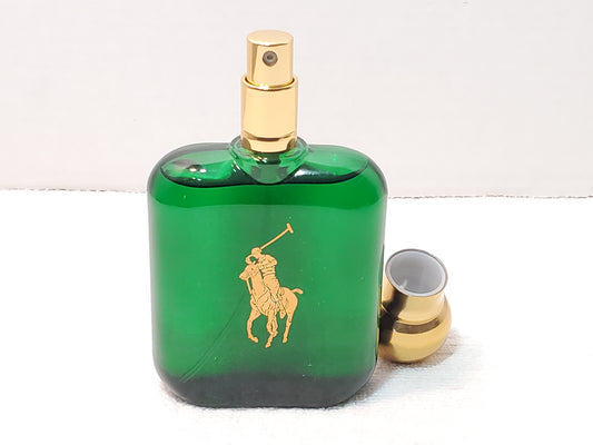 Vintage Ralph Lauren Polo Green Men's Cologne 4 oz Bottle Spray Eau De Toilette