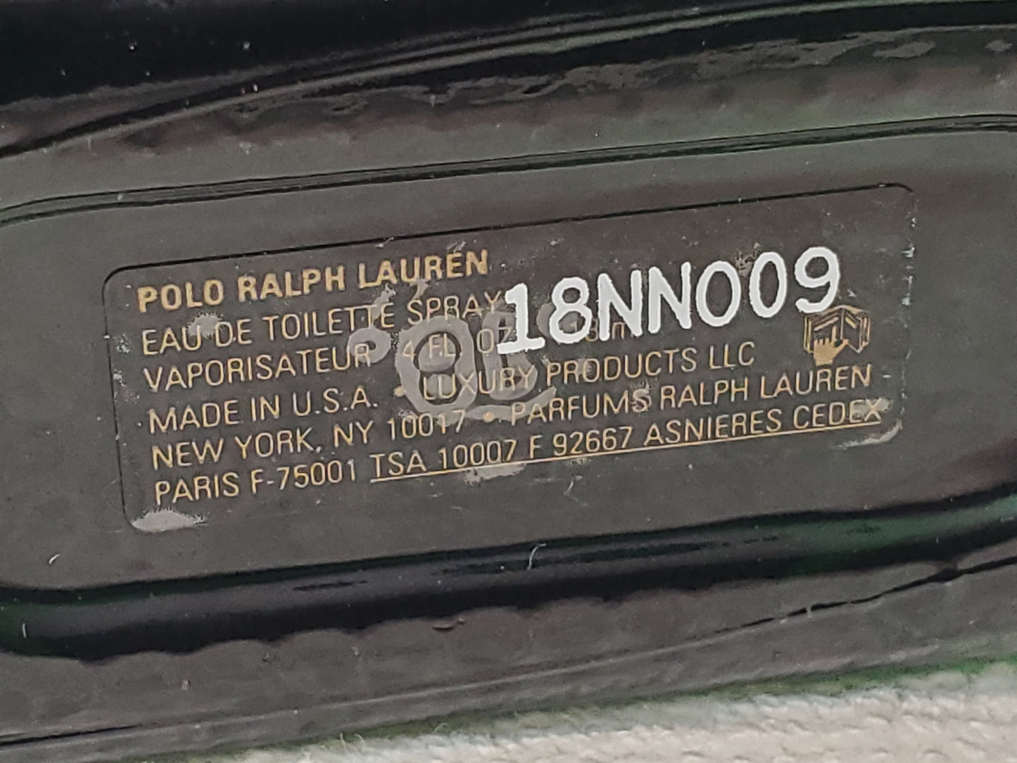 Vintage Ralph Lauren Polo Green Men's Cologne 4 oz Bottle Spray Eau De Toilette