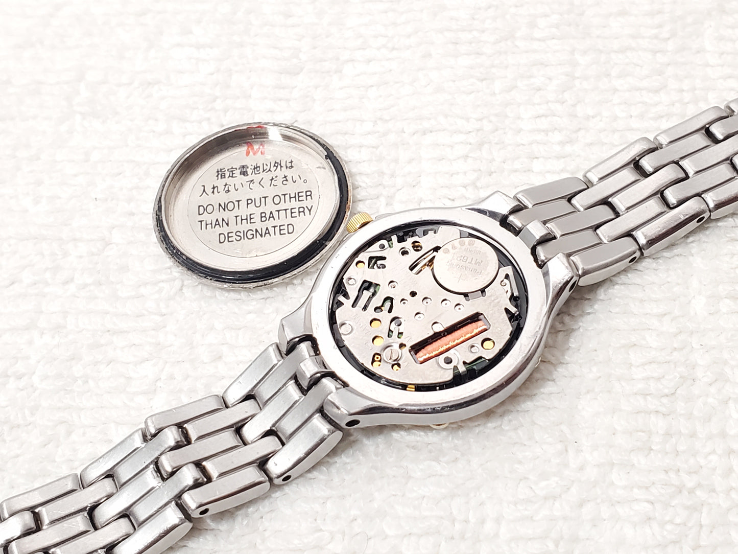 Vintage Citizen Eco Drive Mother of Pearl Dial Women's Watch Gold Tone S Steel
