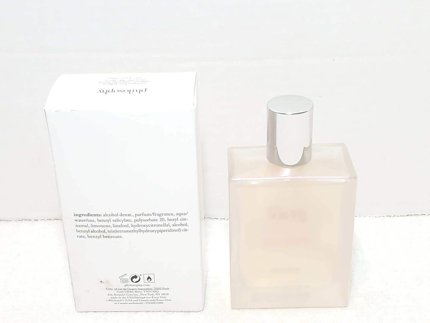 Pure Grace Philosophy Eau De Parfum Womens 4 oz Bottle Spray Perfume Vintage New