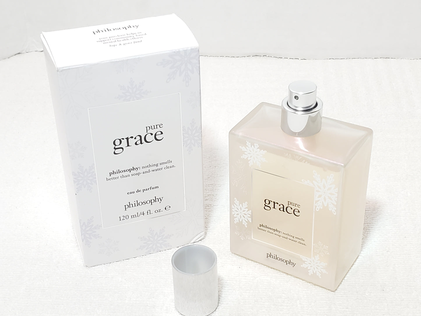 Pure Grace Philosophy Eau De Parfum Womens 4 oz Bottle Spray Perfume Vintage New