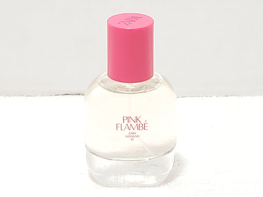 Zara Pink Flambe Women's Perfume 1 oz Bottle Eau de Toilette Spray Made in Spain
