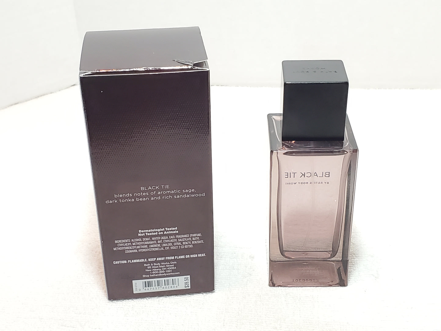 Black Tie Men's Collection Cologne by Bath & Body Works 3.4 oz Bottle Spray NEW
