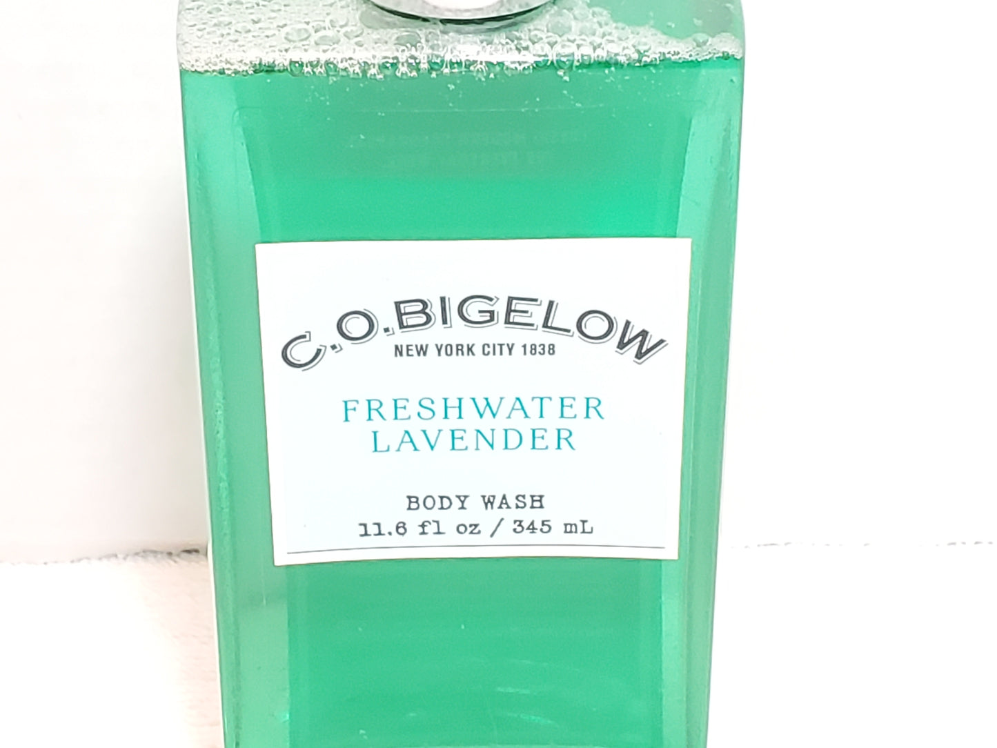 C. O. Bigelow Freshwater Lavender Green Body Wash 11.6 oz Bottle New York City