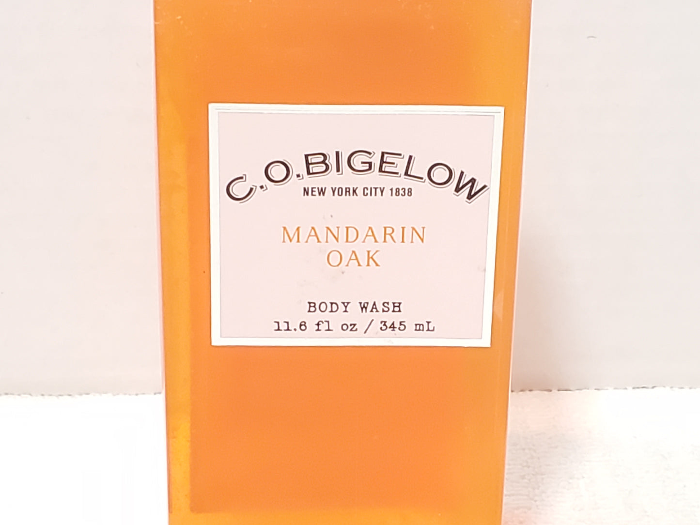 C.O. Bigelow Orange Body Wash Mandarin Oak 11.6 oz Bottle New York City