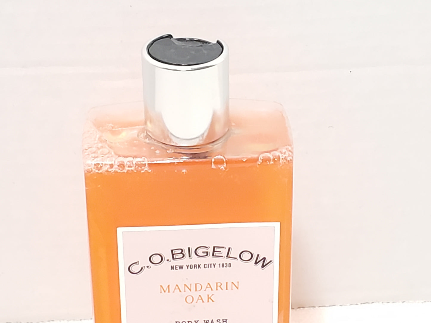 C.O. Bigelow Orange Body Wash Mandarin Oak 11.6 oz Bottle New York City