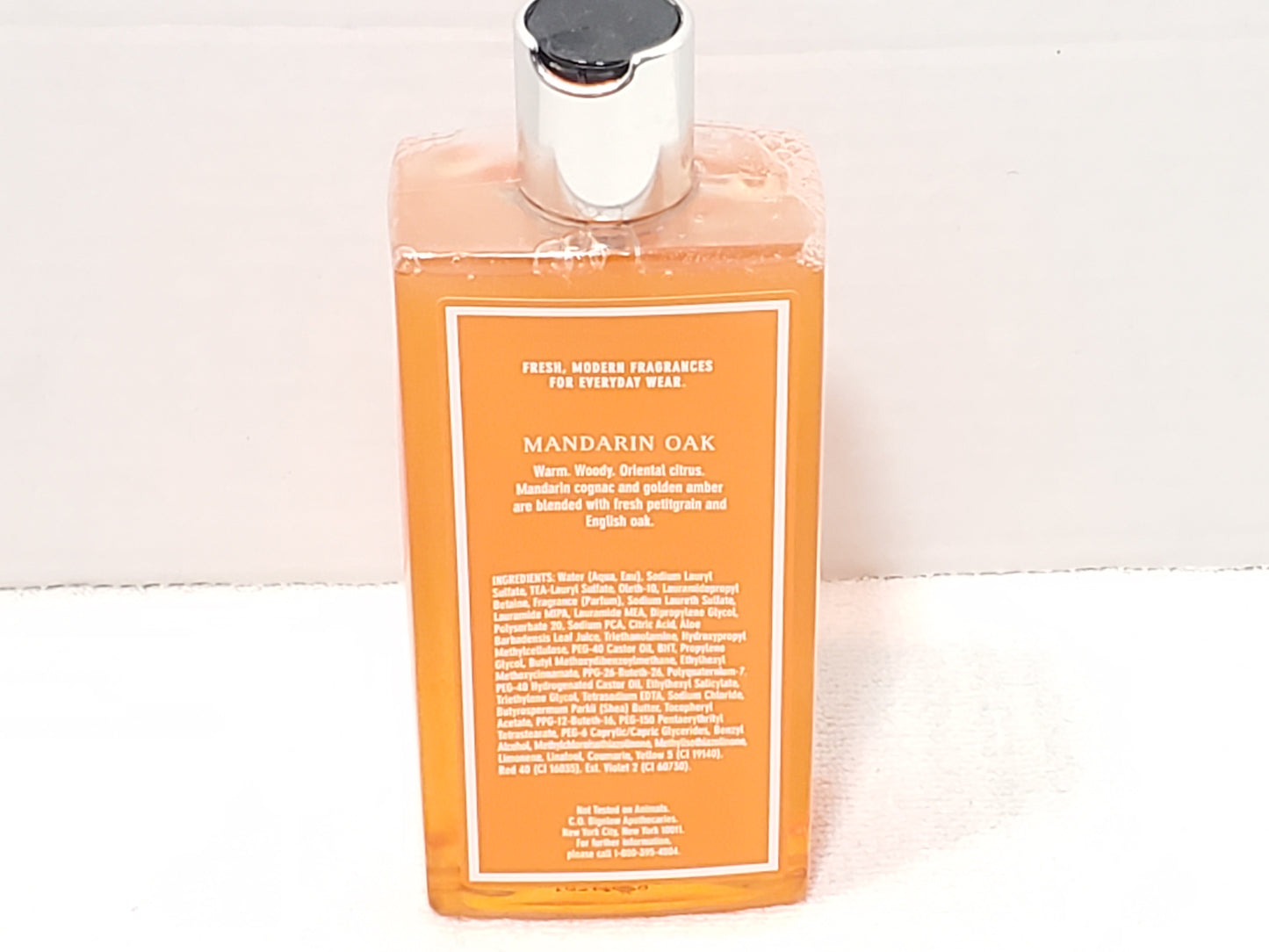 C.O. Bigelow Orange Body Wash Mandarin Oak 11.6 oz Bottle New York City