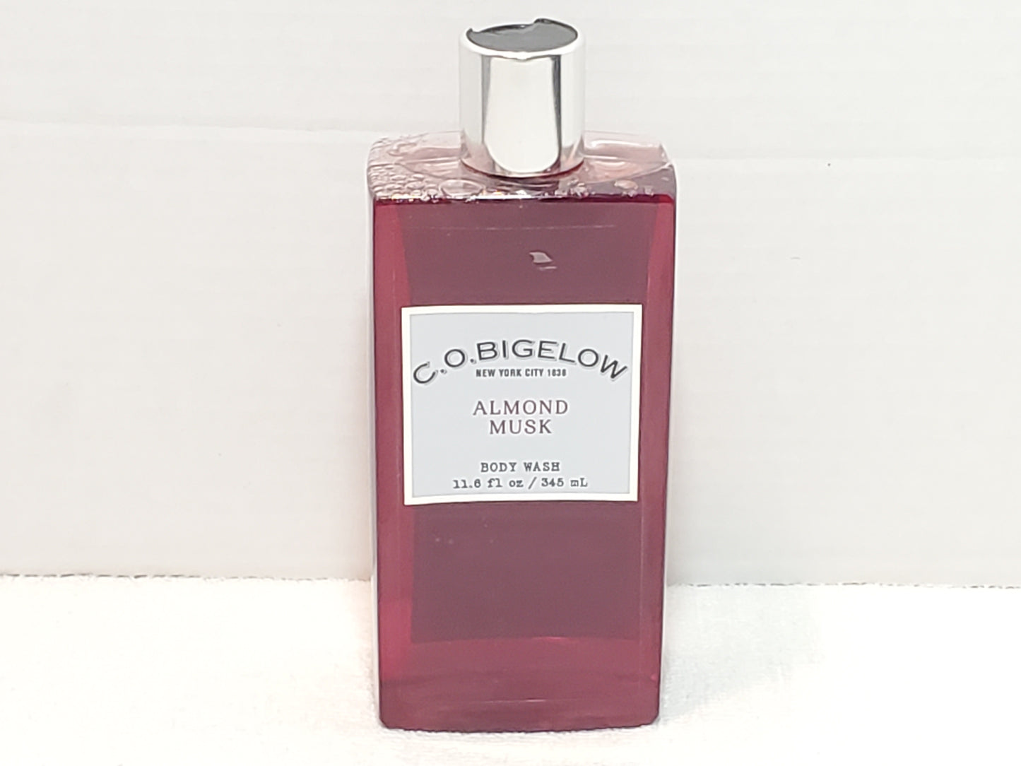 C.O. Bigelow Almond Musk Red Body Wash 11.6 oz Bottle New York City