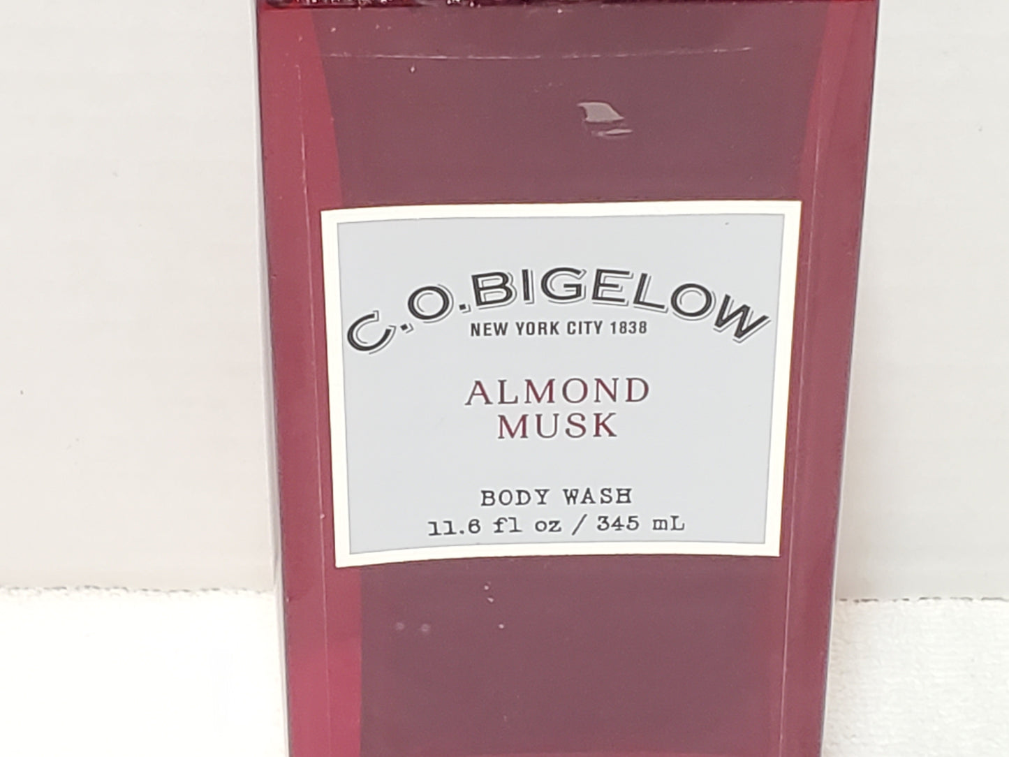 C.O. Bigelow Almond Musk Red Body Wash 11.6 oz Bottle New York City