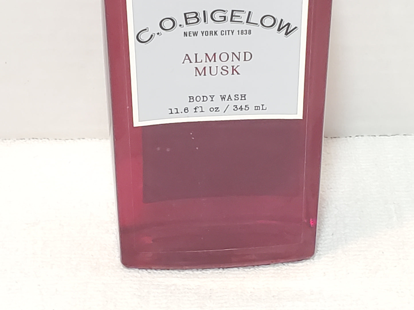 C.O. Bigelow Almond Musk Red Body Wash 11.6 oz Bottle New York City