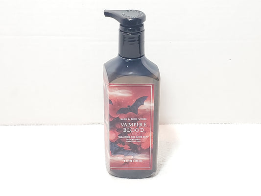 Bath & Body Works Cleansing Gel Hand Soap Essential Oils Vampire Blood 8 fl oz