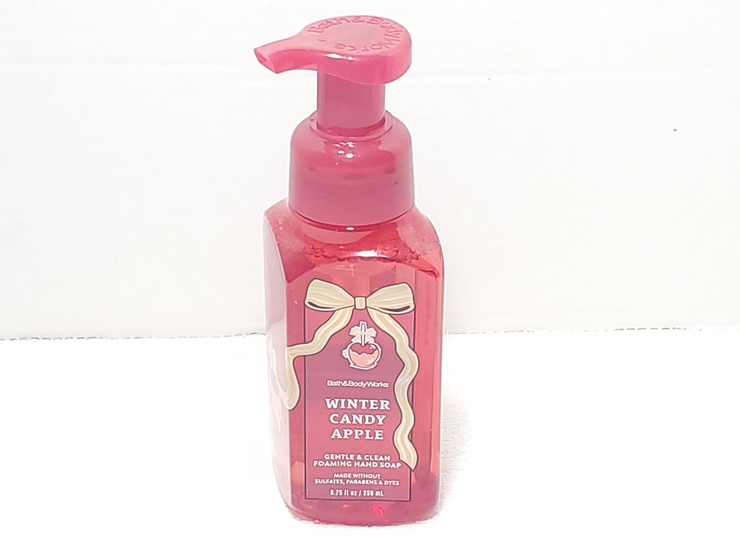 Bath & Body Works Winter Candy Apple Foaming Hand Soap 8.75 fl oz Bottle New