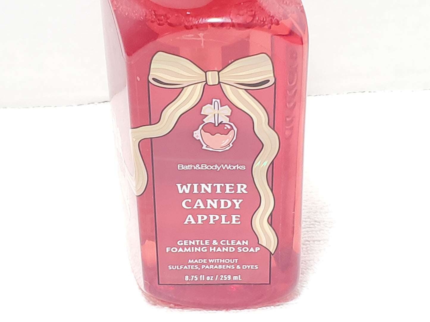 Bath & Body Works Winter Candy Apple Foaming Hand Soap 8.75 fl oz Bottle New