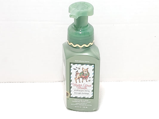Bath & Body Works Winter Citrus Wreath Foaming Hand Soap 8.75 fl oz Bottle New