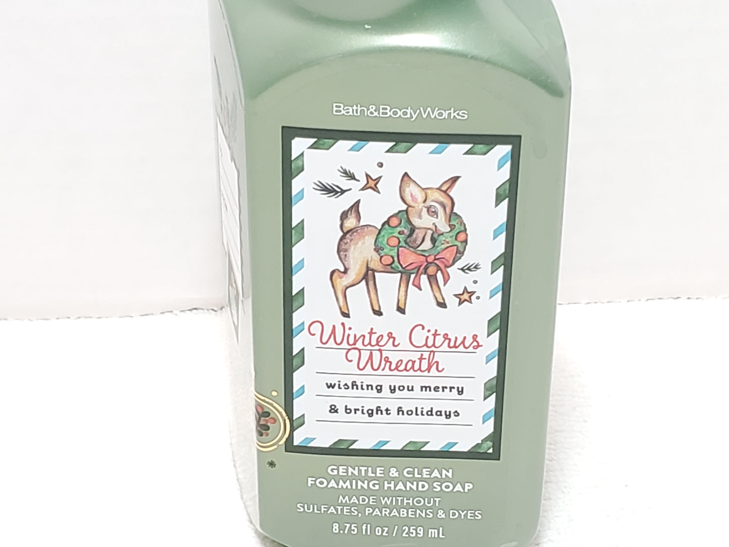 Bath & Body Works Winter Citrus Wreath Foaming Hand Soap 8.75 fl oz Bottle New