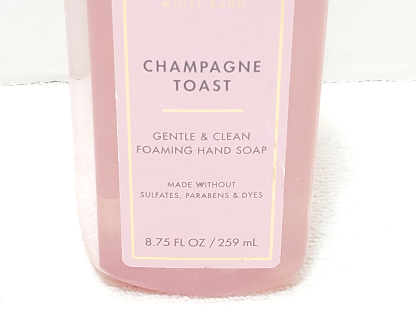 Bath & Body Works Champagne Toast Foaming Hand Soap 8.75 fl oz Bottle New