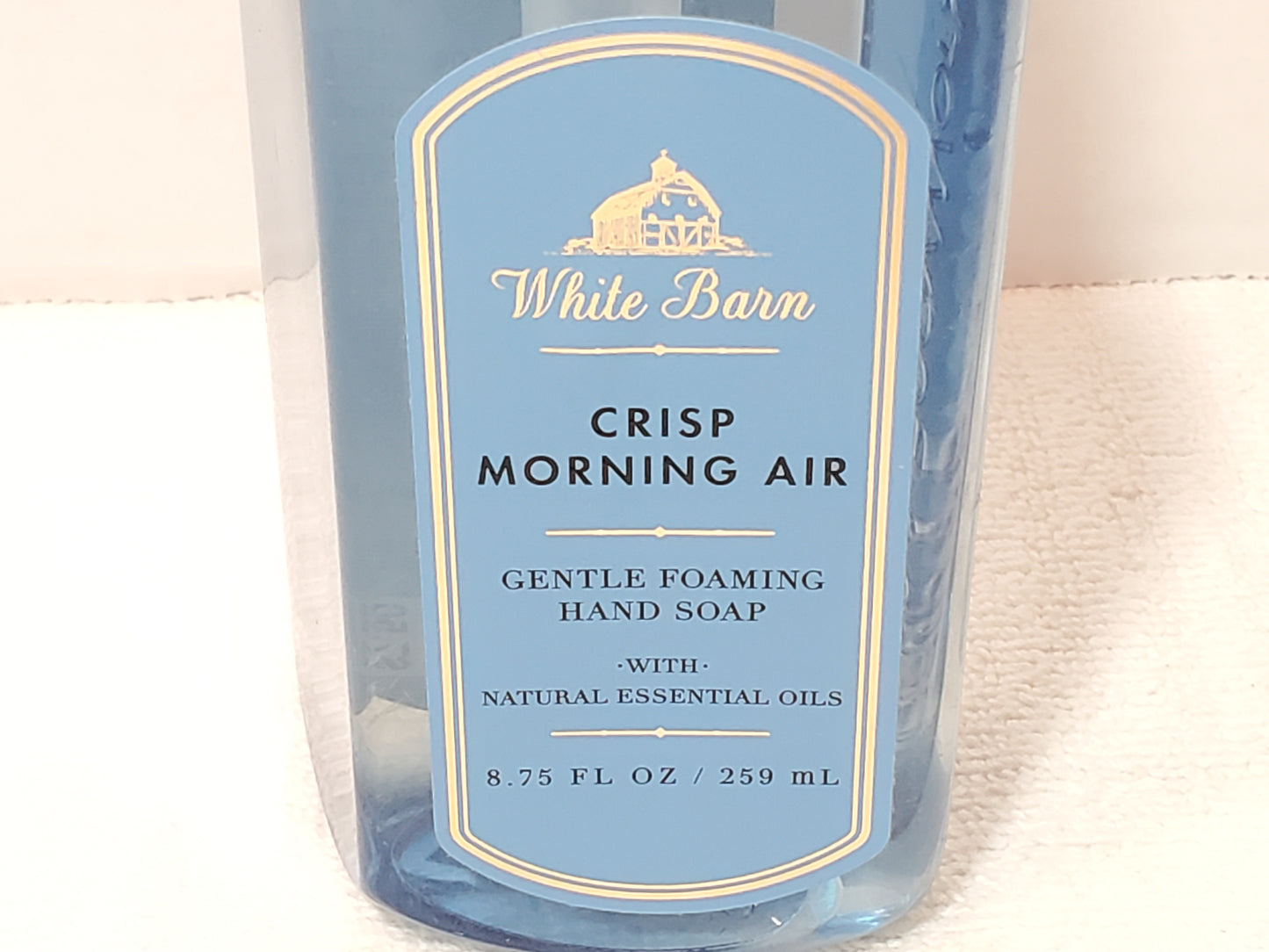 Bath & Body Works White Barn Crisp Morning Air Foaming Hand Soap 8.75 oz Bottle