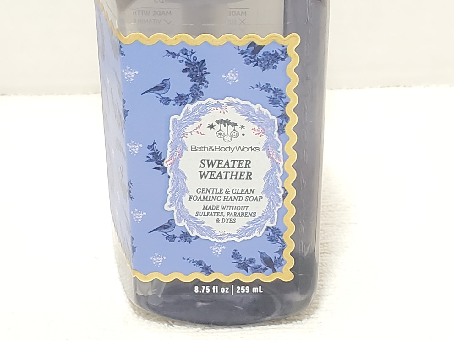 Bath & Body Works Sweater Weather Gentle Foaming Hand Soap 8.75 oz Bottle New