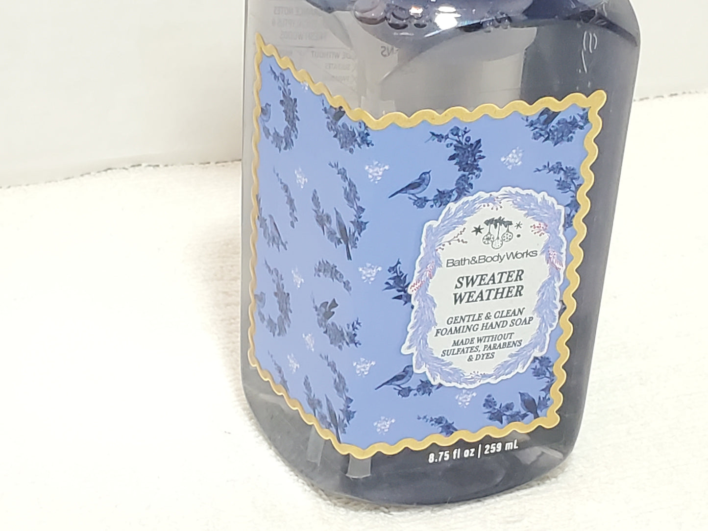 Bath & Body Works Sweater Weather Gentle Foaming Hand Soap 8.75 oz Bottle New