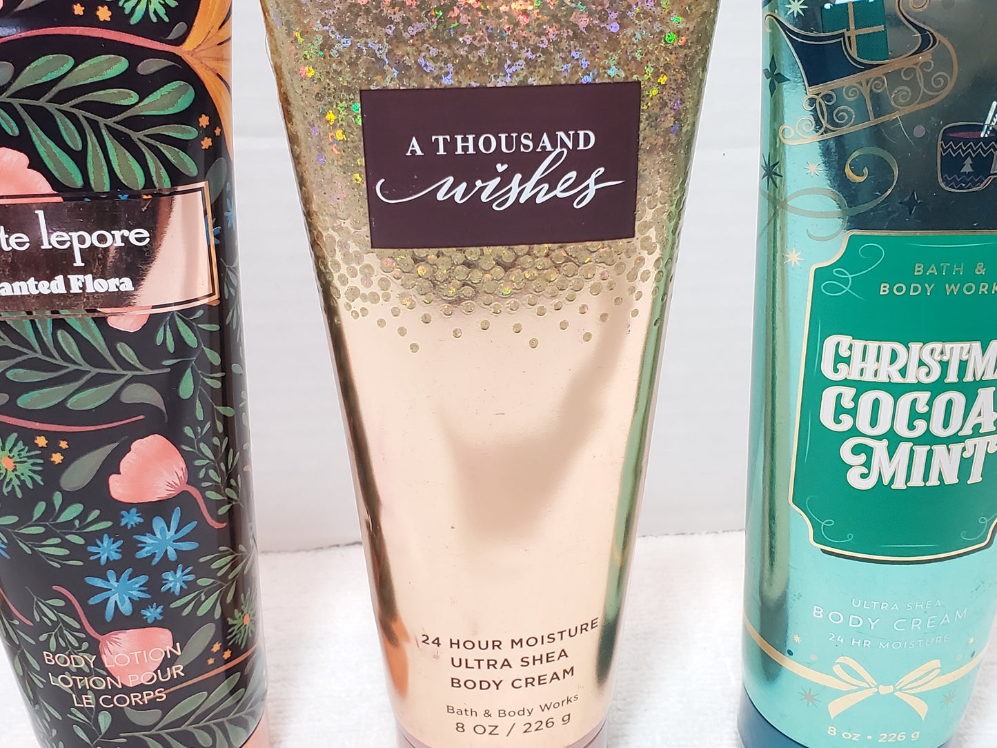 Lot of 4 Bath & Body Works Body Creams Lotion Always Forever A Thousand Wishes