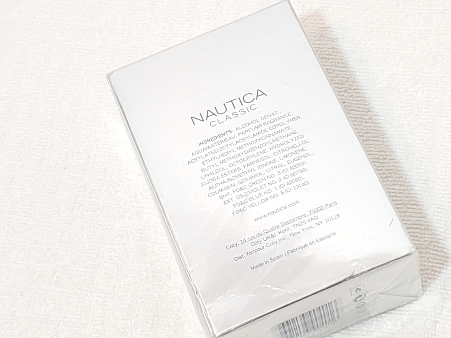 Nautica Classic Cologne for Men 3.4 oz / 100 ml Eau De Toilette Spray New Sealed