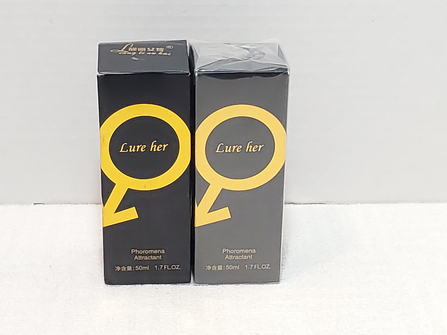 Lot of 2 Lure Her Phoromena Attractant Cologne Spray for Men 1.7 oz Bottle New