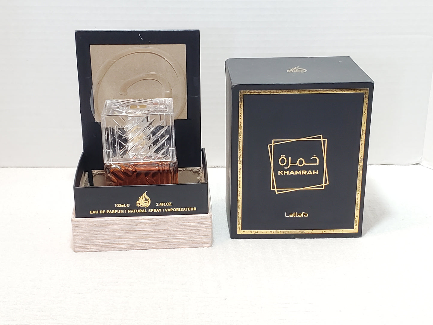 Khamrah By Lattafa 3.4 oz / 100 ml Eau De Parfum Natural Spray for Unisex New