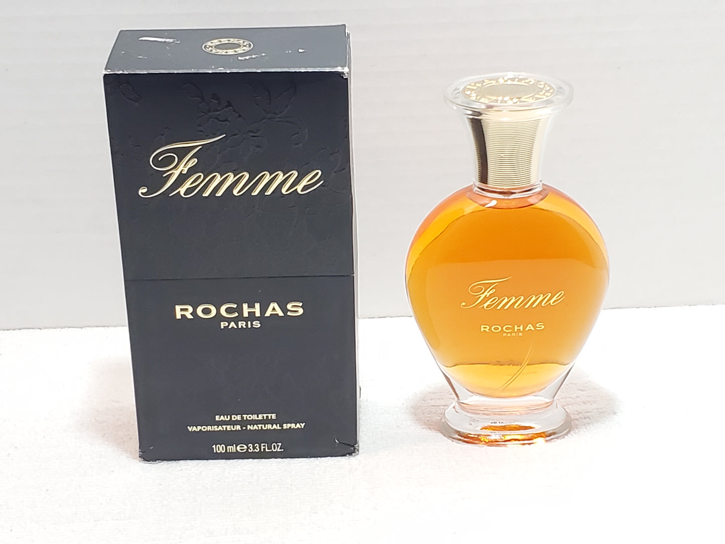 Femme by Rochas Paris Women's Perfume 3.3 oz Eau De Toilette Natural Spray New