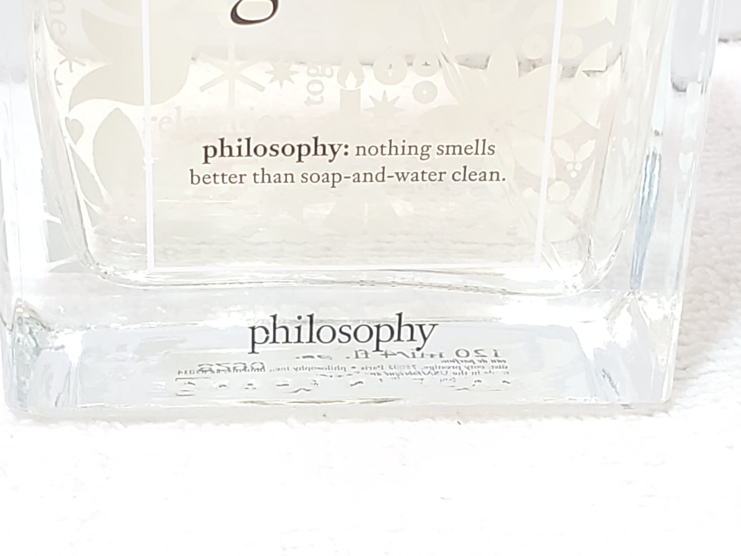 Pure Grace by Philosophy Women's Eau de Parfum 4.0 oz Bottle Spray Fragrance New