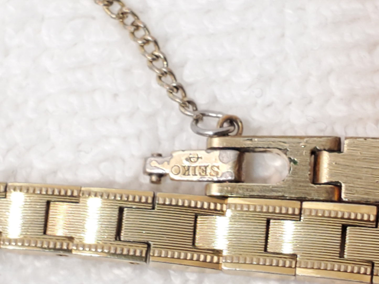 Vintage Seiko Solar Women's 17 Jewels Wind Up Watch Silver Dial Gold Plated