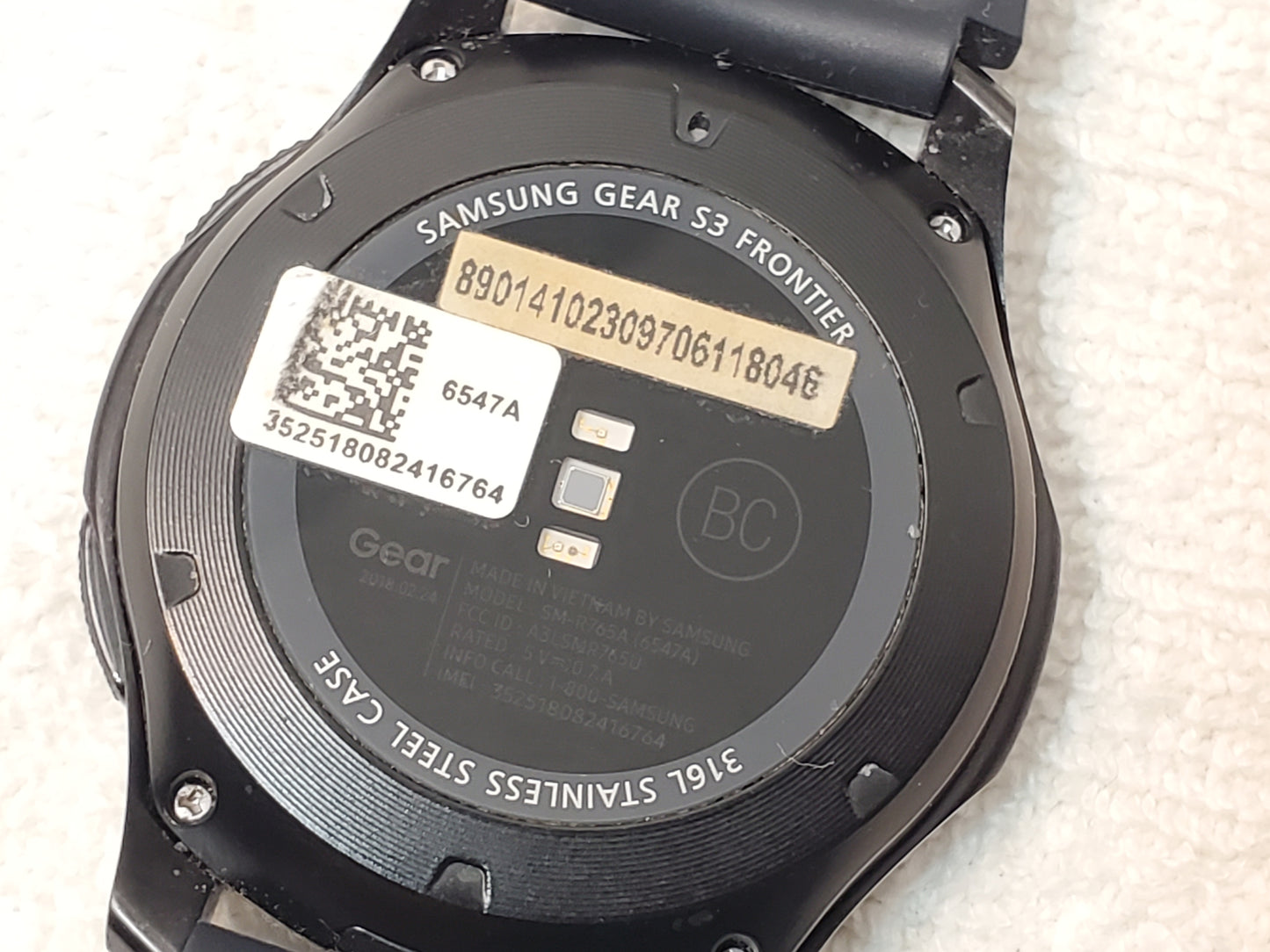 Samsung Gear S3 Frontier 46mm Smartwatch Bluetooth GPS AMOLED Display S Steel