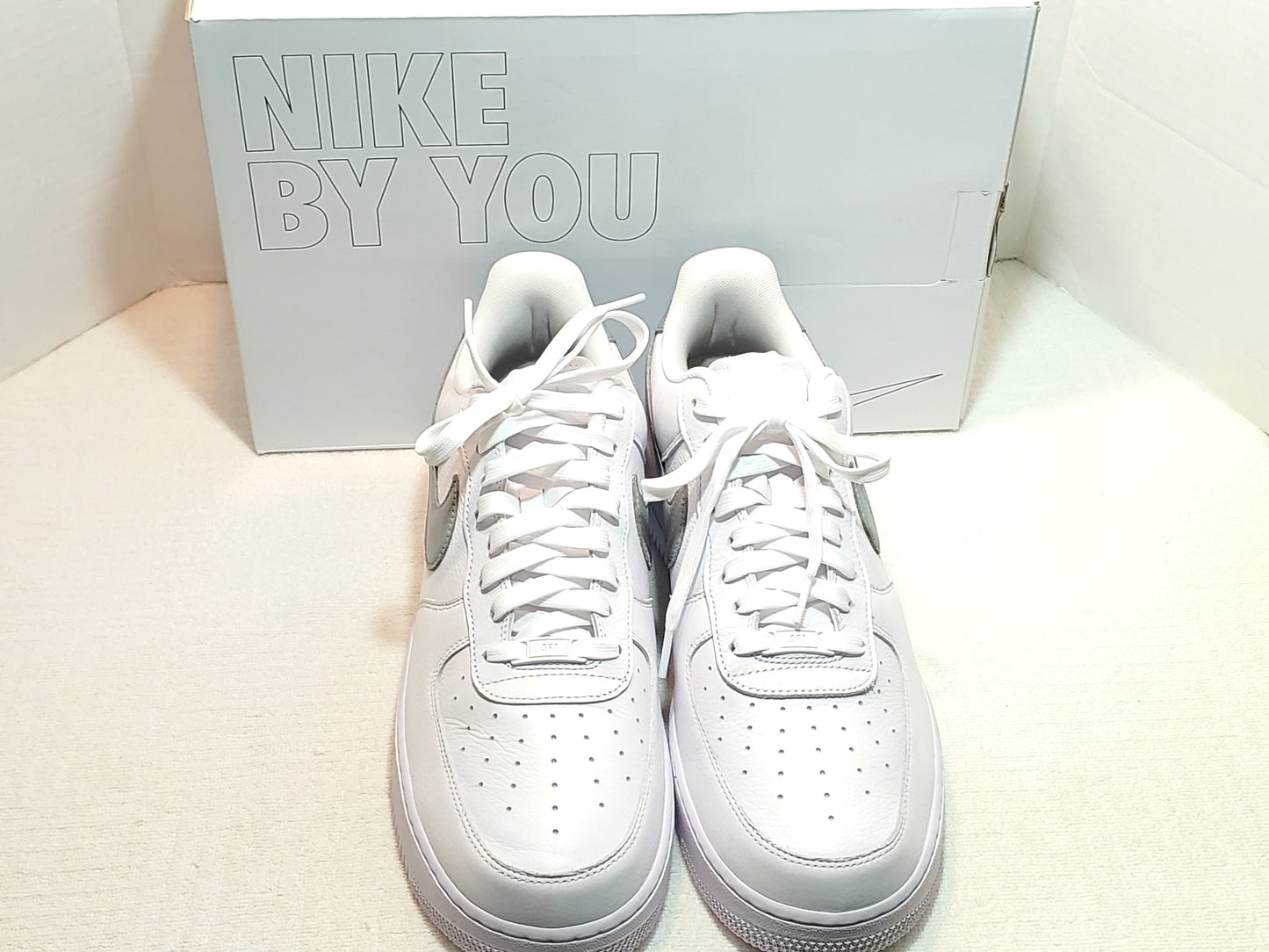 Nike Air Force 1 Low By You White Wolf Grey Men's Size 13 HF0659-900 NEW